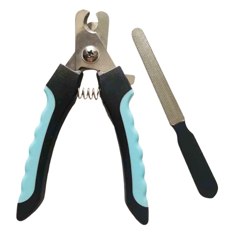 En stock al por mayor perro gato cortaúñas con archivo mango curvo cortaúñas mascotas suministros de limpieza gran cantidad y excelente precio