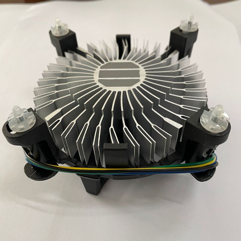 Manufacturer in stock computer CPU radiator aluminum core CPU fan for Intel platform 115x1200-36