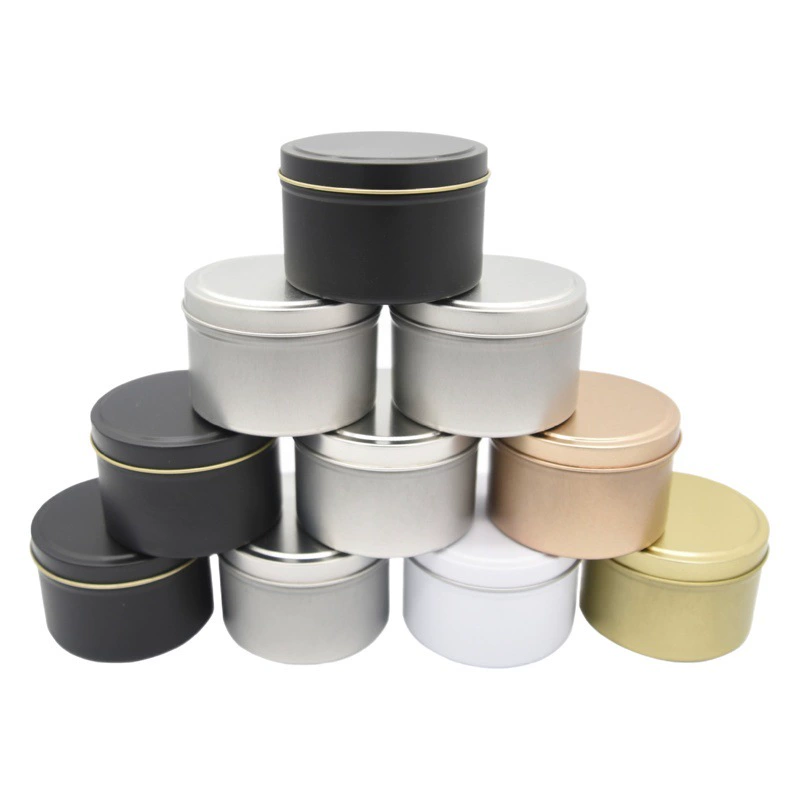 Новинка для трансграничной торговли: Ароматическая свеча 6 унций (150 г) в металлической банке с камнем для ароматизации, аксессуары в наличии