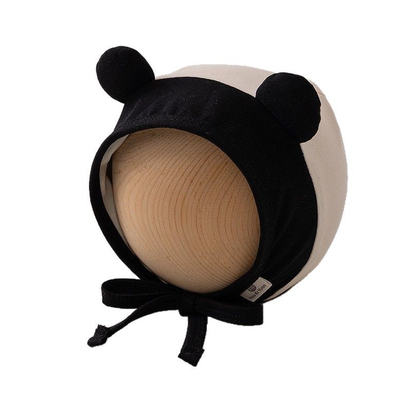 Sombreros para bebés primavera y otoño algodón delgado 6 - 12 meses pequeños lindos bebés super lindos gorras para los oídos bebé