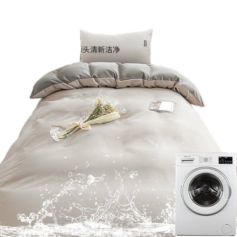 Algodón de tres piezas dormitorio estudiantil especial 100 sábanas cubierta de cama única cubierta de cama 3