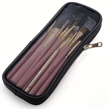T 28690 Nylon Mesh Cosmetic Brush Bag ��ױˢ���ɰ� �羳����