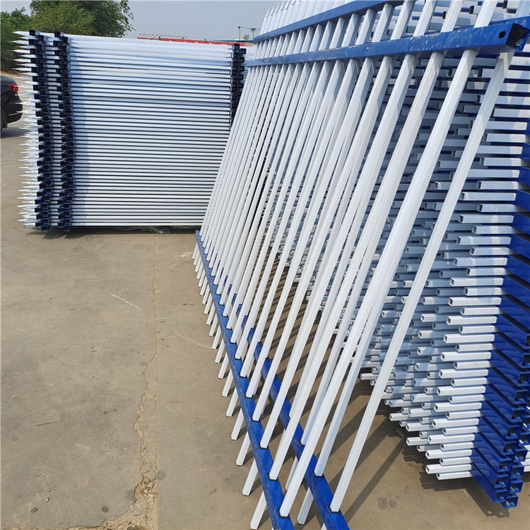 锌钢护栏 工地工厂隔离栏杆 学校围墙栏杆 铁艺护栏