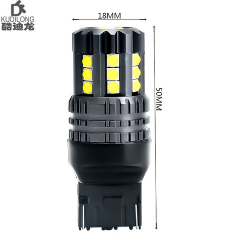 Cross-border exclusive new bright decoding car LED backup light T20 3157 7443 3030 24SMD