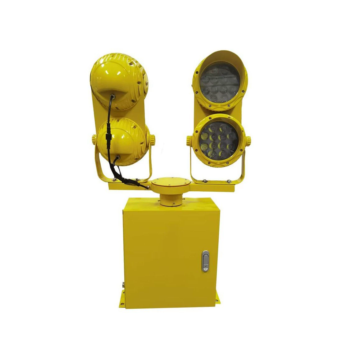 Основной и резервный двухцветный вращающийся маяк для навигации на вертолетной площадке, вращающийся маяк для аэропорта вертолетов