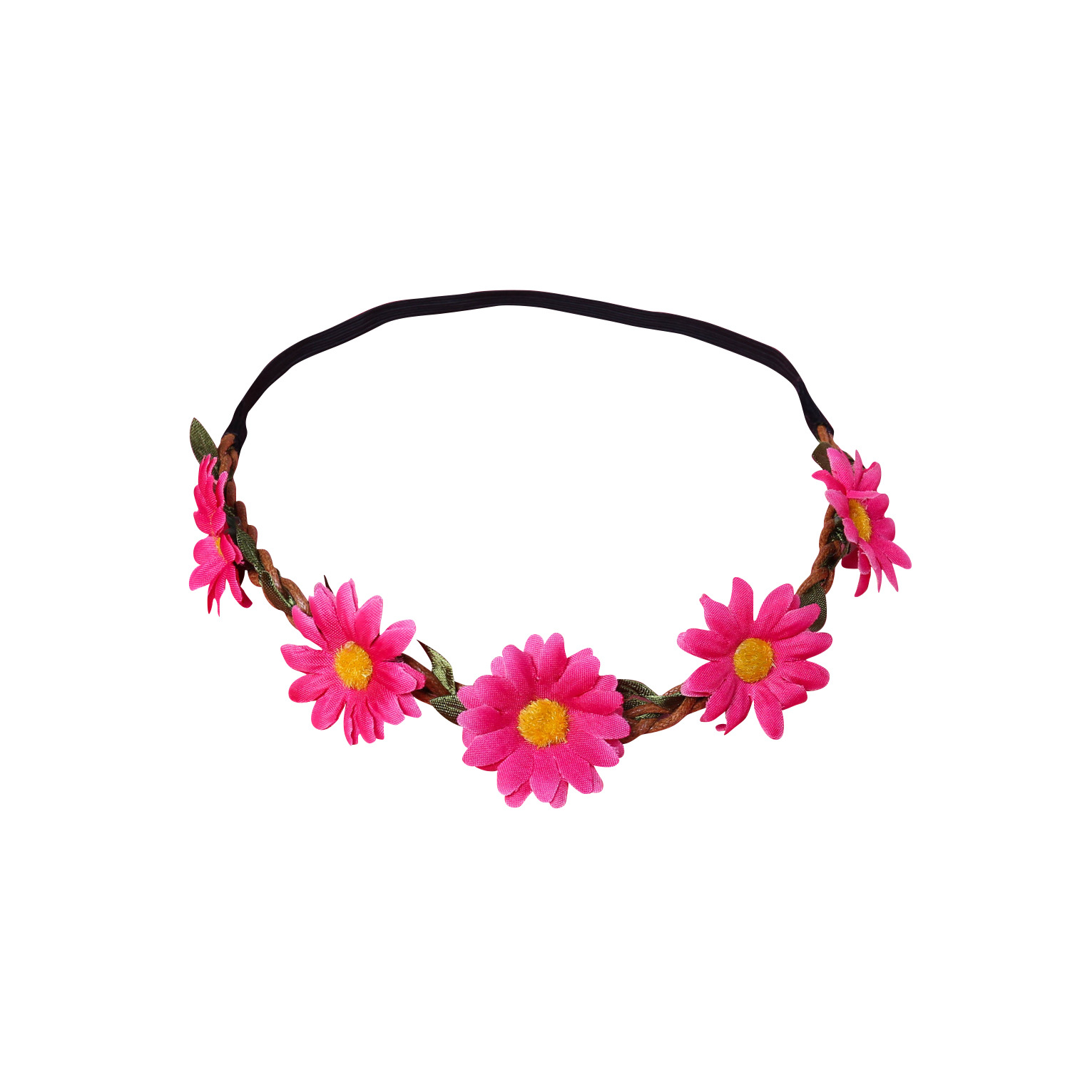 Daisy cinta crisantemo guirnalda europea y americana novia dama de honor accesorios para el cabello nueva playa girasol tocado