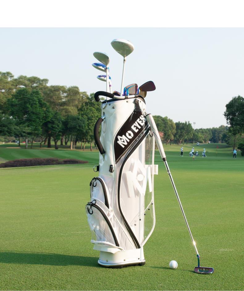 Túi đựng gậy golf trong suốt Moyes chất liệu TPU chống nước, kích thước 128x21x33 cm — M22QB04-Đen, M22QB04-màu trắng chi tiết 6
