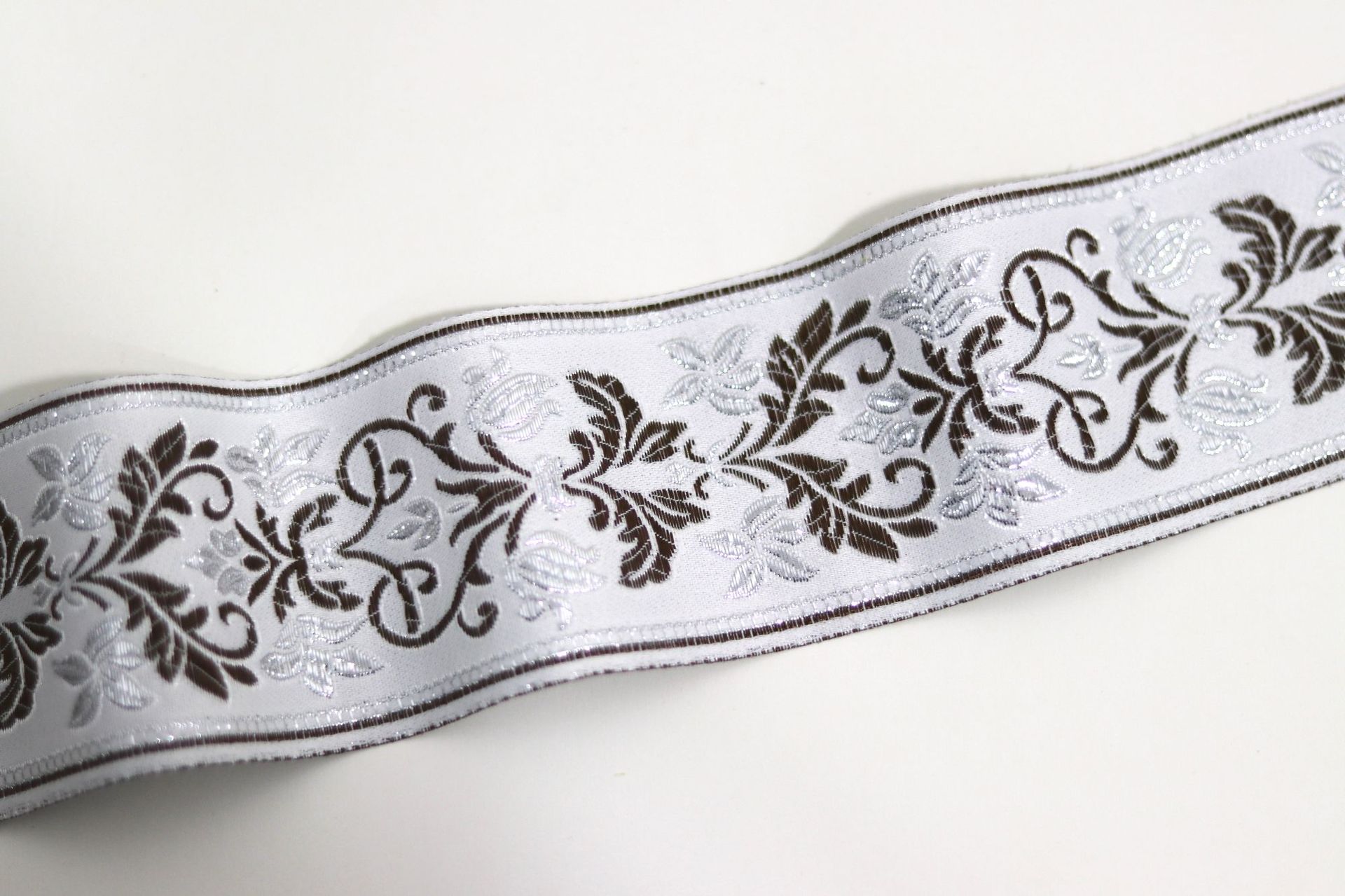 Ancho 9cm 6cm de alta precisión jacquard correas cara de caballo falda almohada Hanfu sofá cojín mesa bandera cama mantel costura