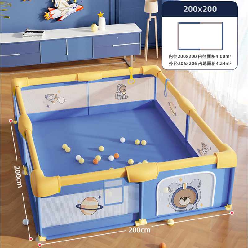 Bebé Juego valla niños interior casa malla de seguridad niño valla bebé gateando mat