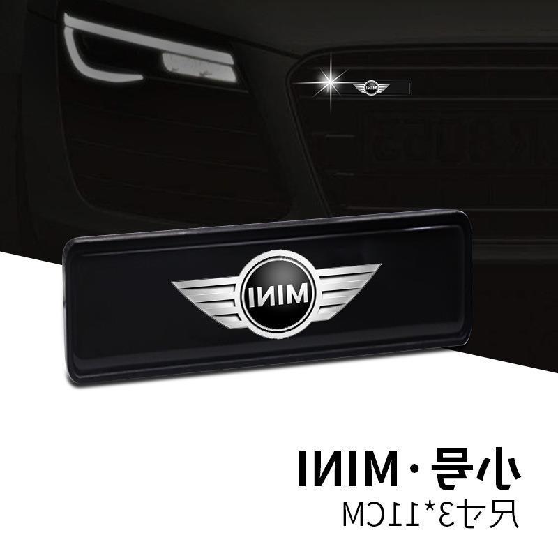 Adecuado para bmw mini mid-net light cooper modificación de la personalidad mid-net mini LED logotipo del coche luz decorativa rejilla frontal