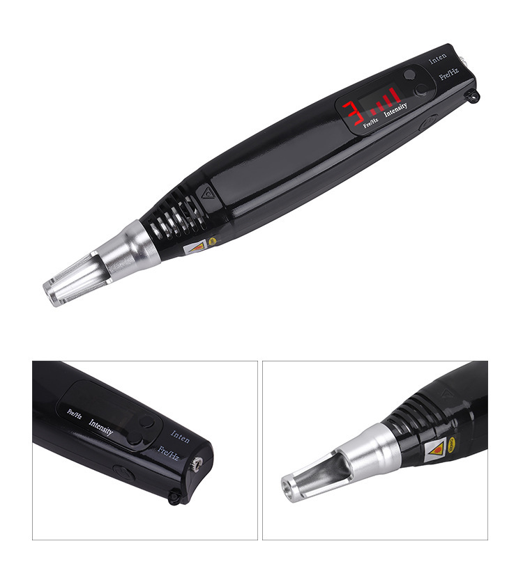 Segunda generación láser picosegundo pluma láser belleza instrumento rojo y azul mole eliminación carbonizado negro ceja lavadora mini tatuaje lavadora