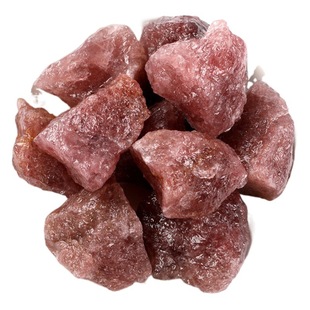 Factory Supply Strawberry Crystal Raw Stone Aromatherapy Stone Expansion Stone Bonsai Decorative Ornaments Large Gravel