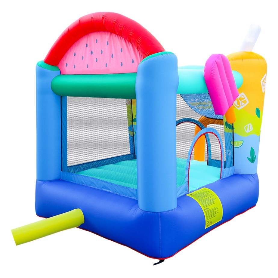 Doctor Delfín | Castillo inflable para el hogar, trampolín inflable pequeño para niños, tobogán inflable, uso doméstico pequeño, seguro y duradero