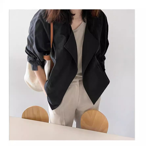 2025 Korean Spring and Summer New Loose Plus Size Round Neck Sun Protection Top Air Conditioning Cardigan Thin Short Jacket Shirt