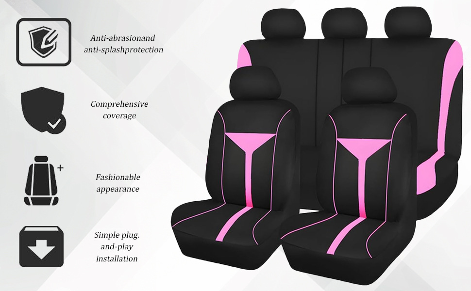 Cross-Border New Elastic Fabric Wine Glass Style Car Seat Cover for All Seasons Amazon Temu Meike Duo