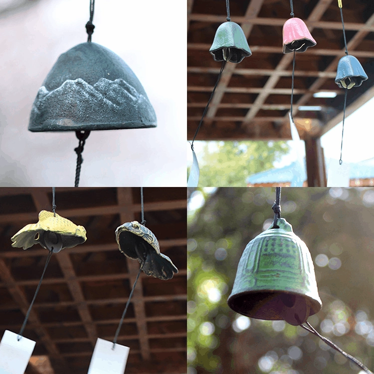 Iwate чугунный ветровой колокол Гора Fuji Ретро японский металлический ветровой колокол живописный сувенир для дома креативное подвесное украшение