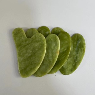 Natural jade scraping plate facial beauty meridian massage lifting tightening special