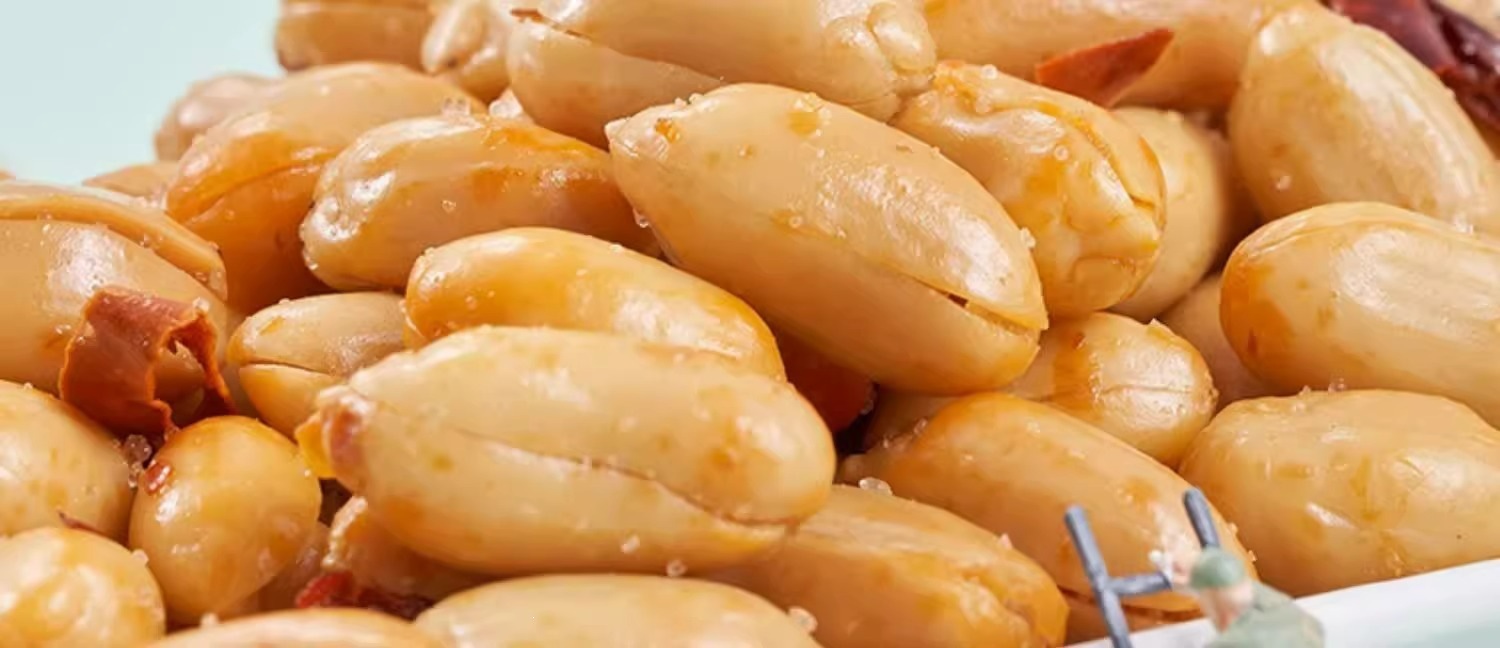 Roasted De-Oiled Peanuts Hua Sheng Mi 500g Can Crispy Snack for Drinks and Cooking specifications