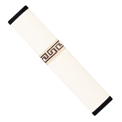 car interior decoration cross-border, Seat belt shoulder pad - white-23cm