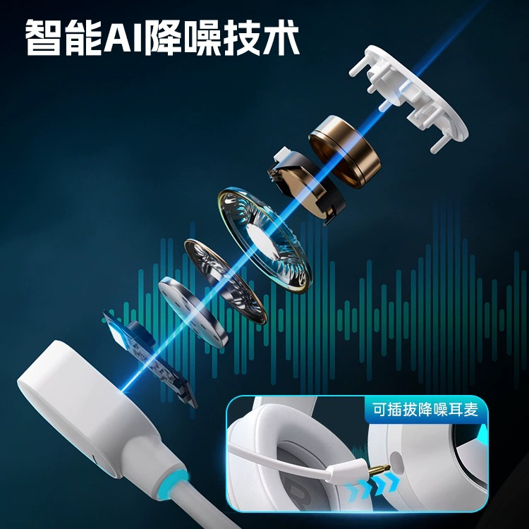 Наушники MCHOSE G9 Pro гарнитура киберспорт игровое ПК три режима Bluetooth беспроводной с микрофоном