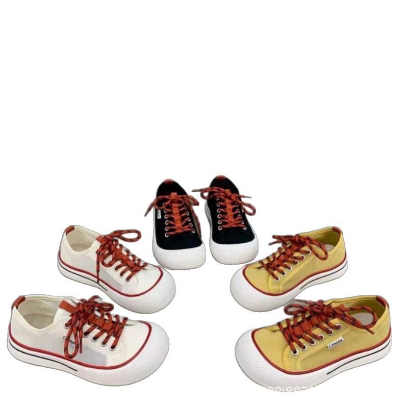 Nuevos zapatos de tela de verano, zapatos de lona transpirables de suela gruesa, zapatos casuales de mujer, zapatos de tela ultra caliente, moda
