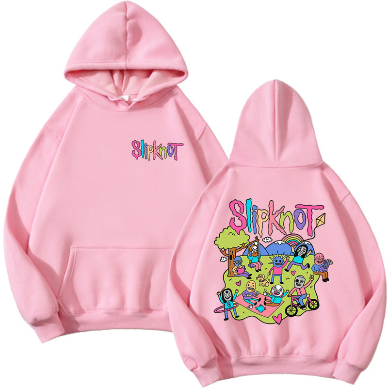 Slipknot Band Graffiti Style 2025 New Autumn and Winter Export Women's Casual Cotton Sweatshirt Hoodie