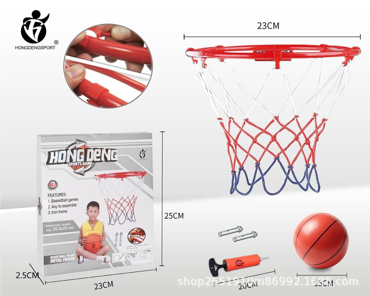 Marco de baloncesto de 23cm de diámetro (caja de colores)