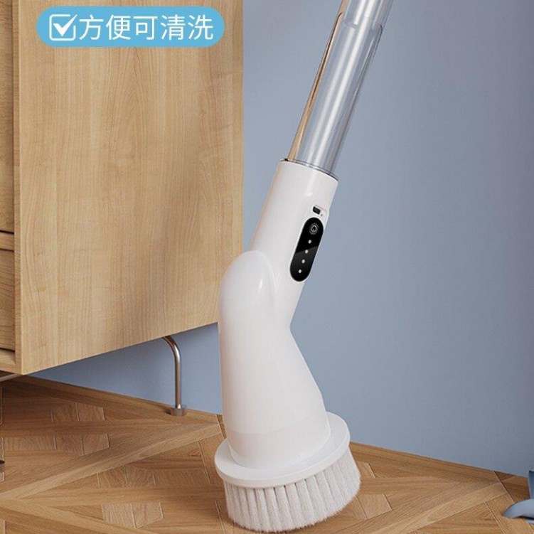 Cepillo de Limpieza Eléctrico Inalámbrico Recargable Multifuncional para Cocina, Baño y Autos