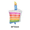 Big double-layer balloon, candle, children's evening dress, decorations