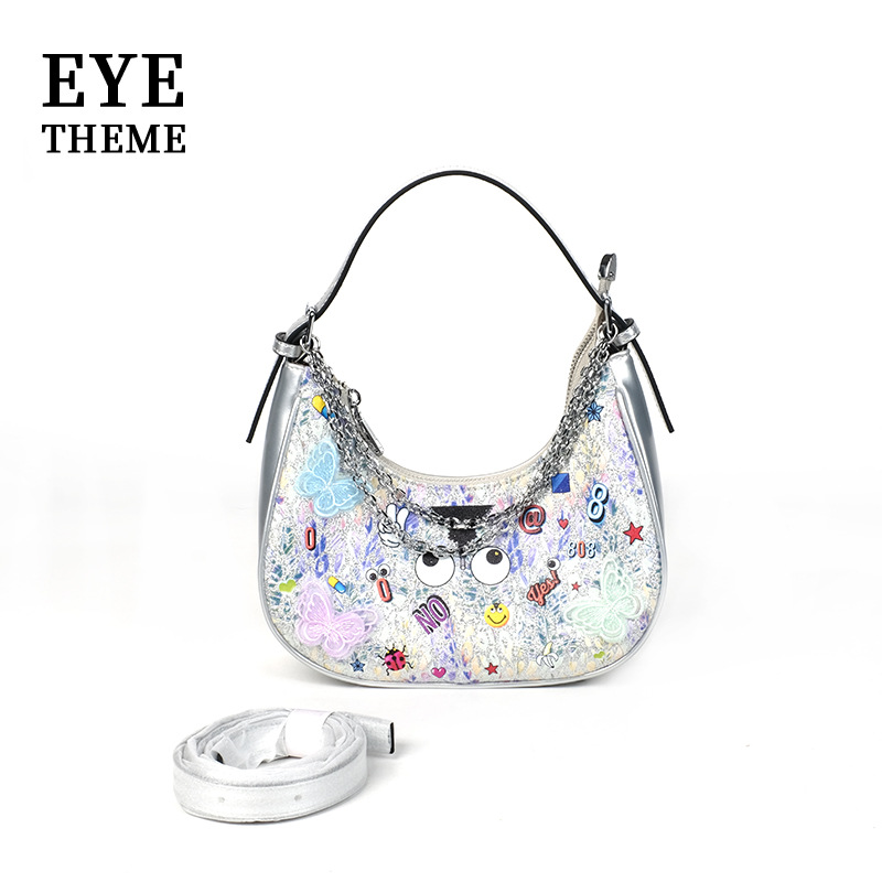 2025 bolsas de dibujos animados lindas de moda moda damas cadena de cremallera diseño mochila casual 2849 #