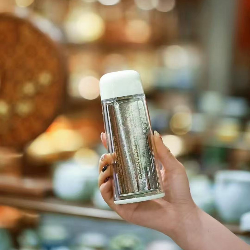 飞剑纯钛内胆女神杯水晶钛杯迷你小巧户外旅行便携水杯口袋杯|undefined