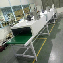 隧道炉烘干线不锈钢网带流水线塑胶件喷油烤漆丝印隧道炉烘干E18