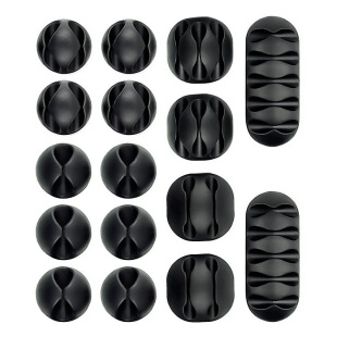 Cross-border Hot-selling Porous Combination suit Desktop Simple Data Cable Hub Storage Organiser Winding and Fixer