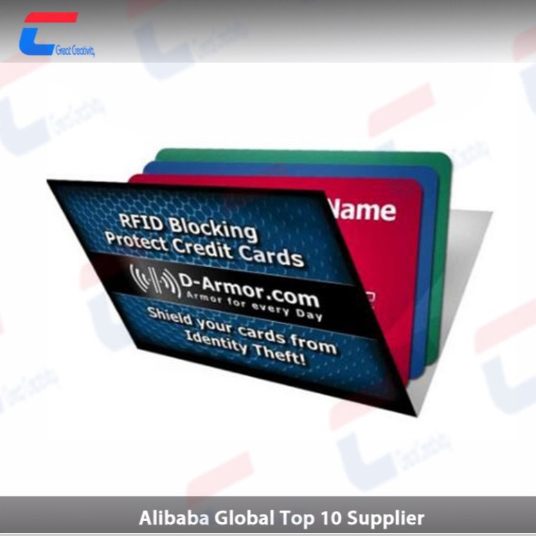 防水，供应rfid屏蔽卡，rfid blocking card 屏蔽卡生产工厂