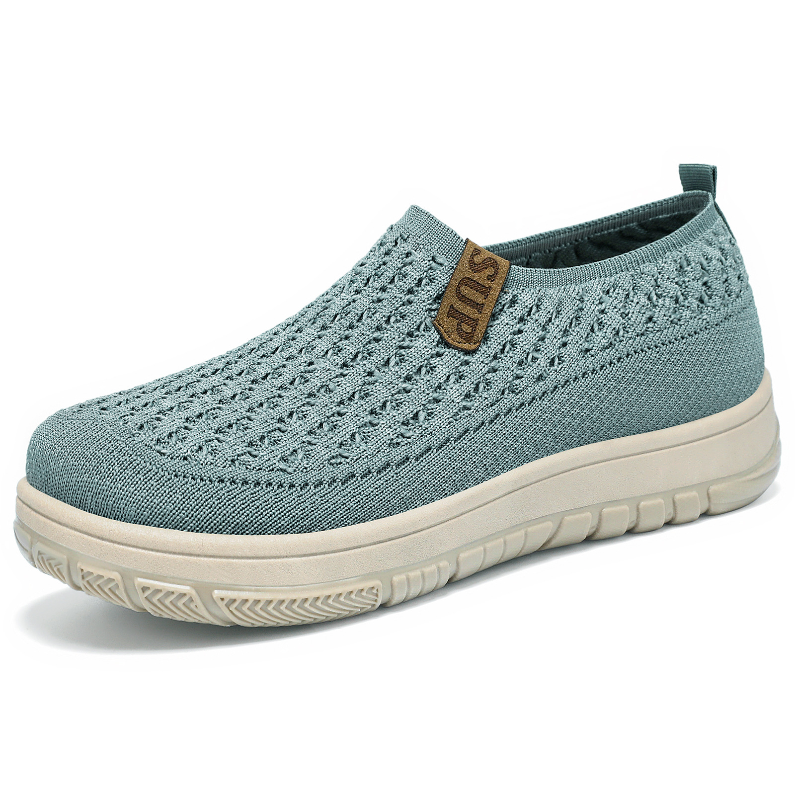Zapatos de Mujer 2026, Nuevos Zapatos de Mujer Transfronterizos, Zapatos de Tela Estilo Pekinés, Suela Suave, Ligeros, Zapatos Casuales con Suela Gruesa para Mamá