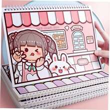 sticker collecting book storage release paper sticker  mochi