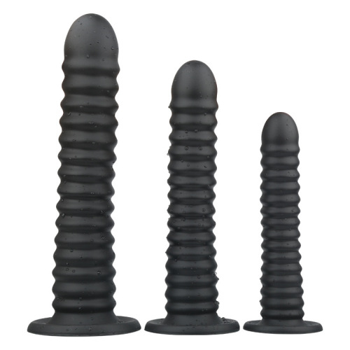 Extra large anal plug, threaded long anal strip, soft anal plug for men and women, self-defense device, anal expander, adult sex products