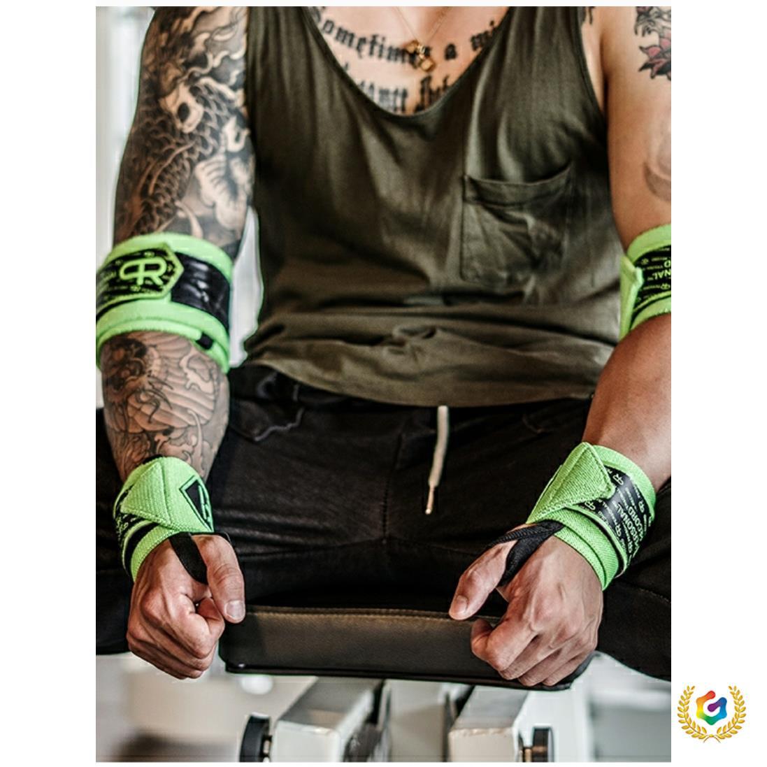 ◉ Wrist Support Brace for Men, Fitness Training Assistance Belt, Professional Powerlifting, Bench Press, Bodybuilding