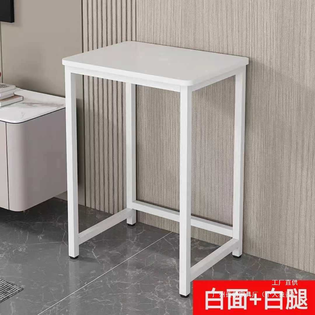 German Craftsmanship Simple Small Table Against the Wall Single-Layer Storage Rack Rental House Desktop Home Computer Desk Office