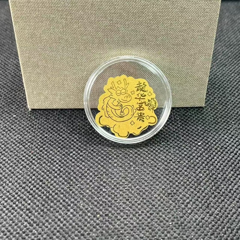 含金足金2mg十二生肖手机贴创意挂饰爆款卡通批发手机贴扣lbubukt|undefined