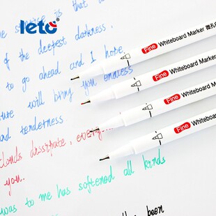 Extremely fine 0.5MM erasable whiteboard pen teaching office creative color marker pen TOEFL special fine dry erase pen mark
