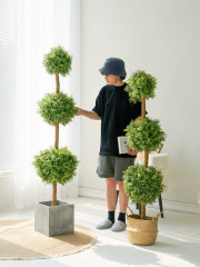 シミュレーション緑植室内ボール型植物大型創意シミュレーション花客間ミラノ仔盆栽装飾偽樹