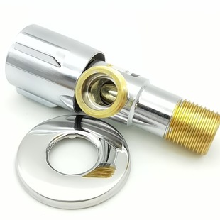 Copper tooth triangle valve household 4 points toilet water heater cold and hot water inlet water stop triangle valve manufacturers wholesale