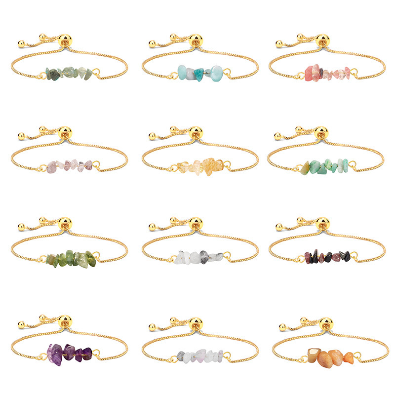 12g Weight Fashion Irregular Mixed Materials Beaded Bracelets