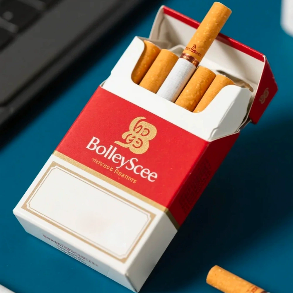 Процесс горячего тиснения, индивидуальный цвет, размер, узор, коробка для сигарет, модная и простая, классическая пустая бумага для сигарет на двадцать пачек с откидной крышкой