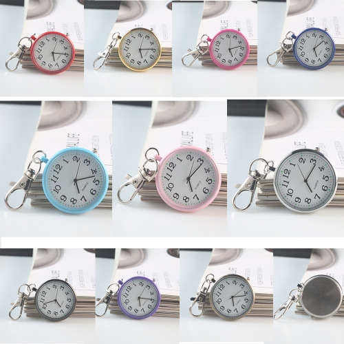 Children's nurse student quartz pocket watch elderly hanging watch chest watch examination with large dial digital hanging watch factory direct sales