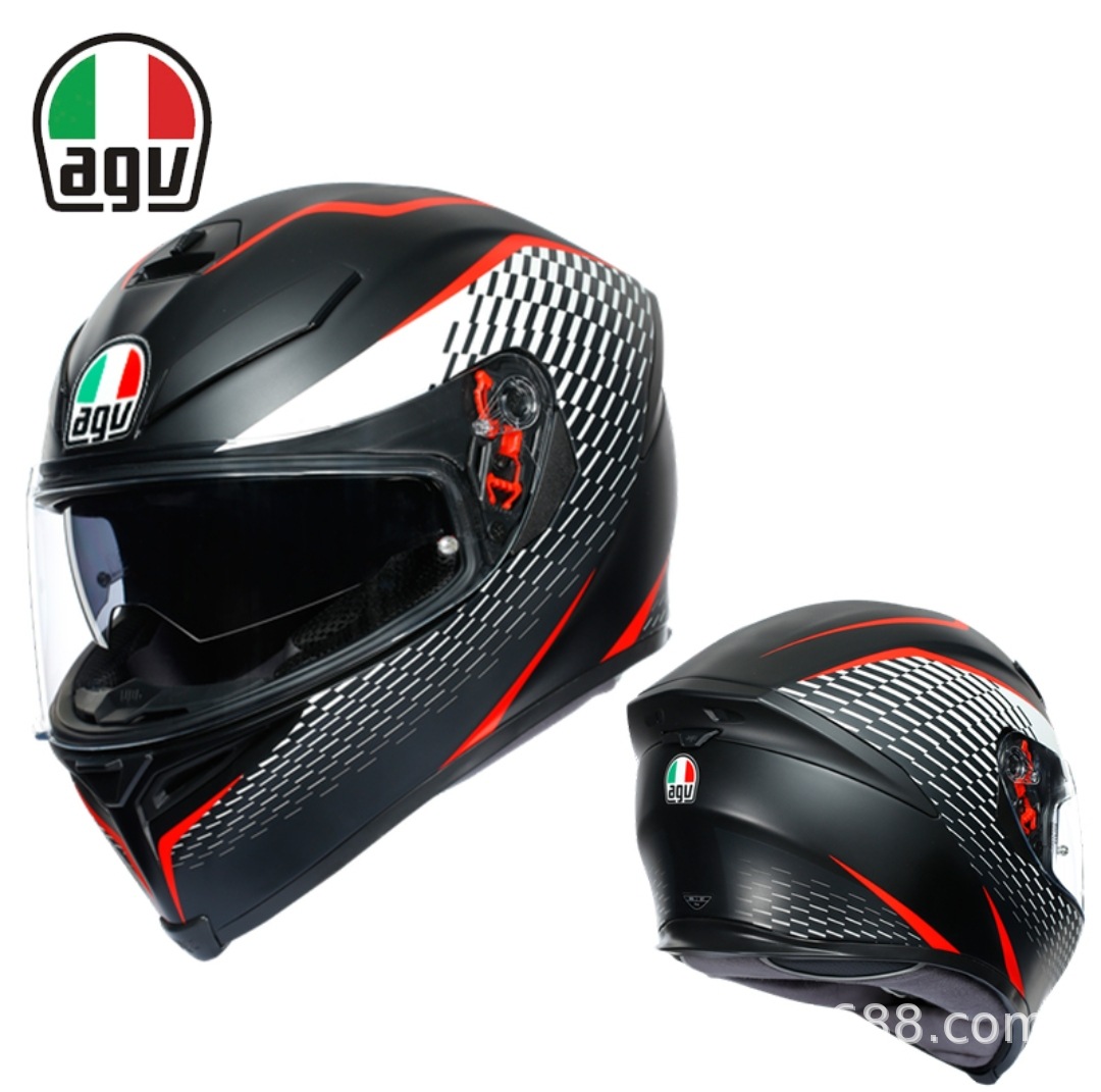 THUNDER  MATT BLACK/WHITE/RED