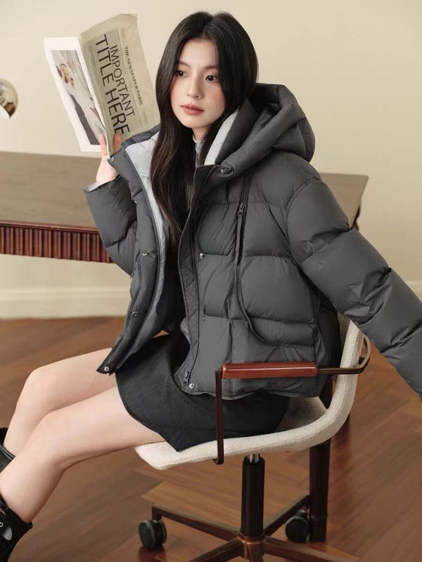 诗*L女装2025冬新品时尚百搭轻盈保暖面包服羽绒服外套3GA380201|undefined