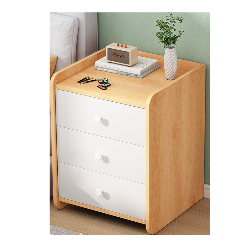Mesita de noche dormitorio simple moderno pequeño Gabinete simple pequeña mesita de noche gabinete de almacenamiento Internet celebridad almacenamiento del hogar mesita de noche