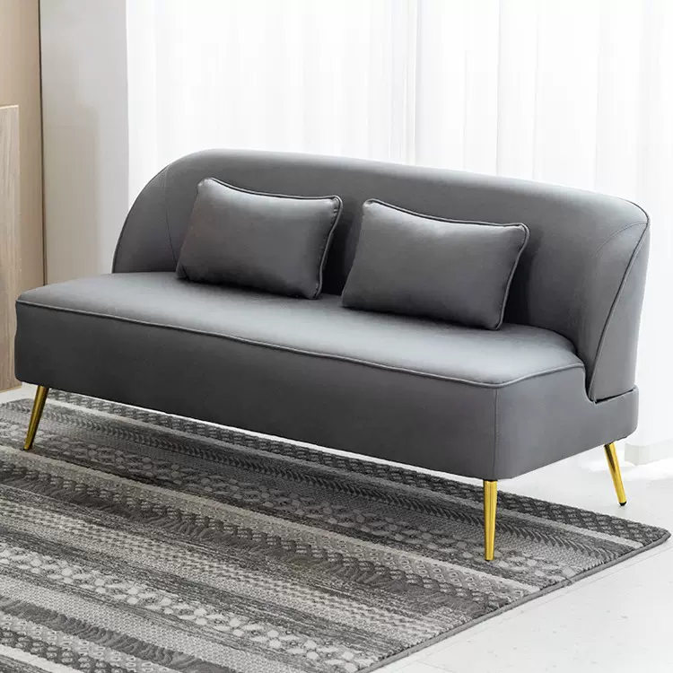 沙发小户型北欧科技布艺卧室出租房公寓服装店单双人三人简约现代